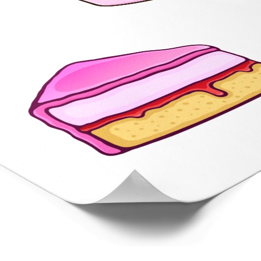 Poster Collection de gâteaux (Coin)