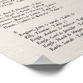 Poster Collection de mariage lavande SmartElegance (Coin)