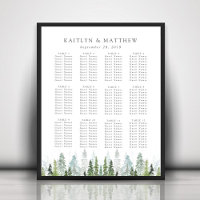 Collection de Mariages de la forêt de pins d'aquar