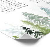 Poster Collection de Mariages de la forêt de pins d'aquar (Coin)