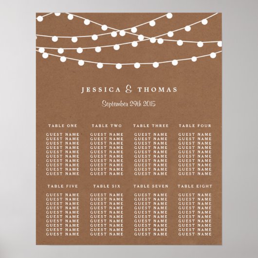 Poster Collection de Mariages Rustic Kraft (Devant)