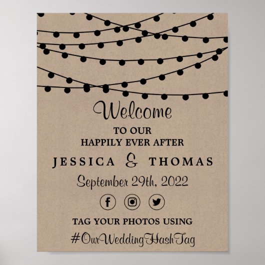 Poster Collection de Mariages Rustic Kraft (Devant)