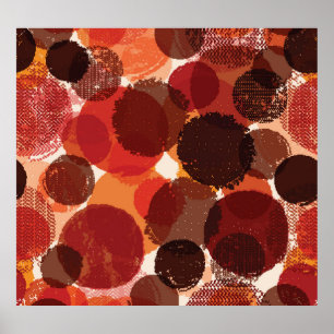 Poster Collection de Motifs Abstraits colorés et intempor