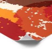 Poster Collection de Motifs Abstraits colorés et intempor (Coin)