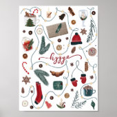 Poster Collection de Noël Hygge (Devant)