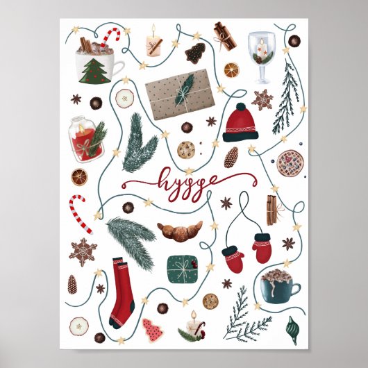 Poster Collection de Noël Hygge (Devant)
