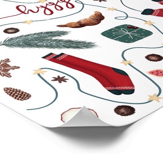 Poster Collection de Noël Hygge (Coin)