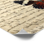 Poster Collection de papillons vintages (Coin)