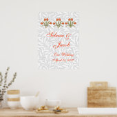 Poster Collection de peintures Morris Tulipe Vintage (Cuisine)