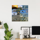 Poster Collection de phacochères (Bureau à domicile)