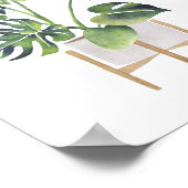 Poster Collection de Plantes pointillés 5 (Coin)