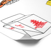 Poster Collection de sushis (Coin)