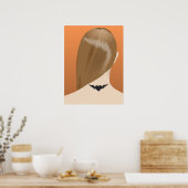 Poster Collection De Tatouages Neck De Femme Imprimer, No (Cuisine)