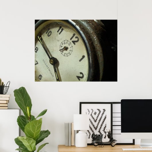 Poster Collection de temps : une (Bureau à domicile)