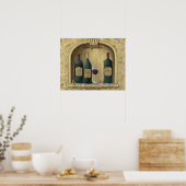 Poster Collection de vins de l'immobilier français (Cuisine)