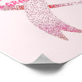 POSTER COLLECTION D'IMPRIMANTES ROSE (Coin)