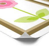 Poster Collection d'objets muraux du jardin Berry 5X7 (Coin)