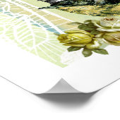 Poster Collection d'oiseaux de la Reine vintage Imprimer (Coin)