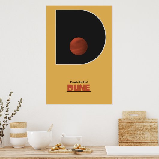 Poster Collection Dune Scifi Design (Cuisine)