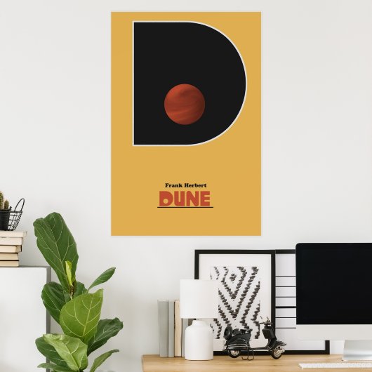 Poster Collection Dune Scifi Design (Bureau à domicile)