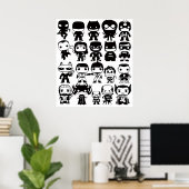 Poster Collection Funko Pop Out of Box (Bureau à domicile)