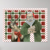 Poster Collection Hipster Père Noël (Devant)