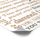 Poster Collection Insultes Shakespeare (Coin)