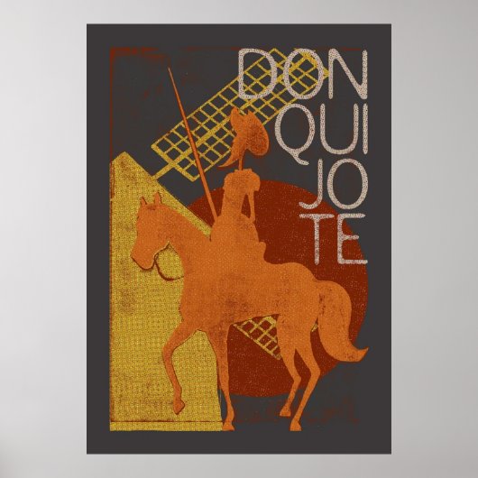 Poster Collection Livres Don Quichotte (Devant)