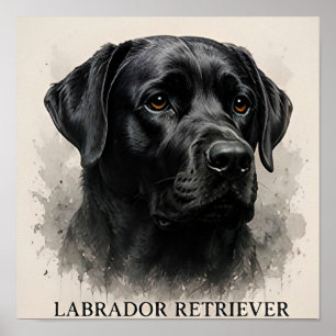 Poster Collection Luxueuse pour Amants de Labrador Retrie