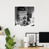 Poster Collection maquillage Photographie noir blanc (Bureau à domicile)