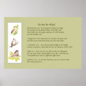 Poster Collection Ne Pas Avoir Peur Écritures Courage (Devant)