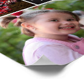 Poster Collection photo moderne Joyeux Noël (Coin)