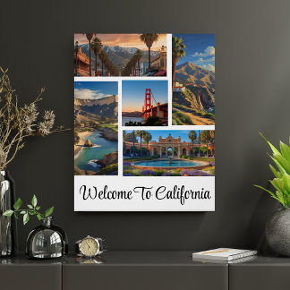 Poster Collection photo personnalisée California City
