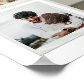 Poster Collection photo personnalisée du 1er anniversaire (Coin)