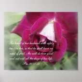 Poster Collection Proverbs 31~ Pro 31:11-12 (Devant)
