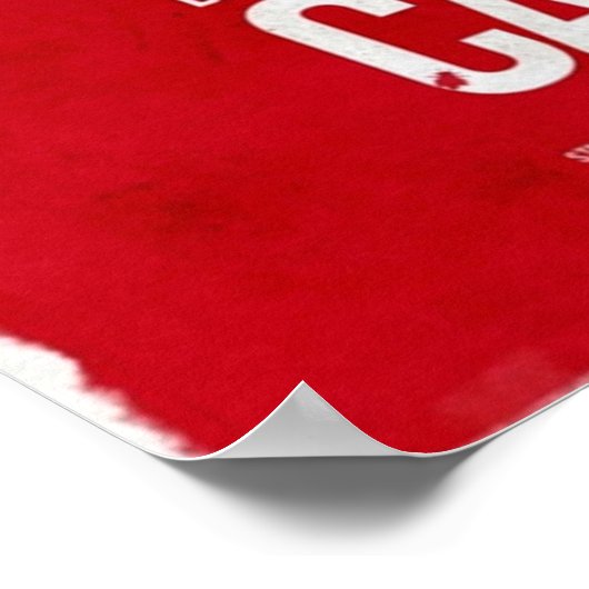 Poster Collection rouge Candyman (Coin)