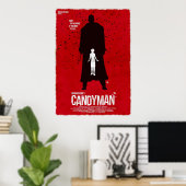 Poster Collection rouge Candyman (Bureau à domicile)