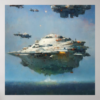 Poster Collection science-fiction : hommage à John Berkey