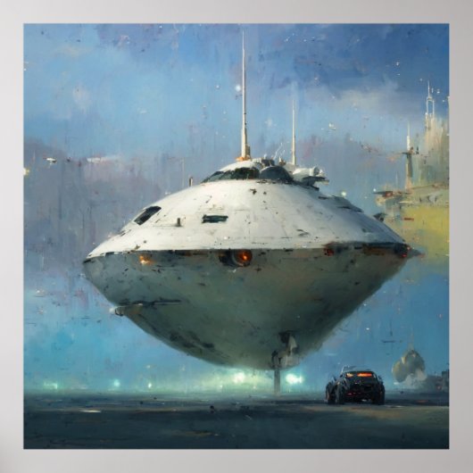 Poster Collection science-fiction : hommage à John Berkey (Devant)