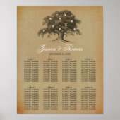 Poster Collection Vintage de Mariages d'Old Oak Tree (Devant)