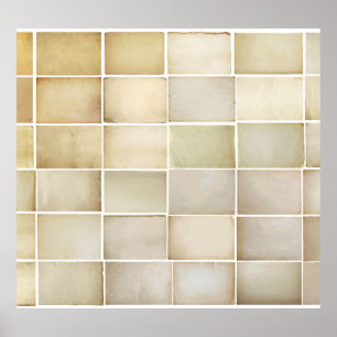 Poster Collection vintage : vieux jeu de papier.