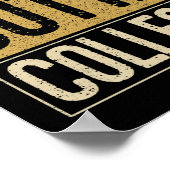 Poster COLLÈGE DROIT EXTTA Graduation Senior Grad (Coin)