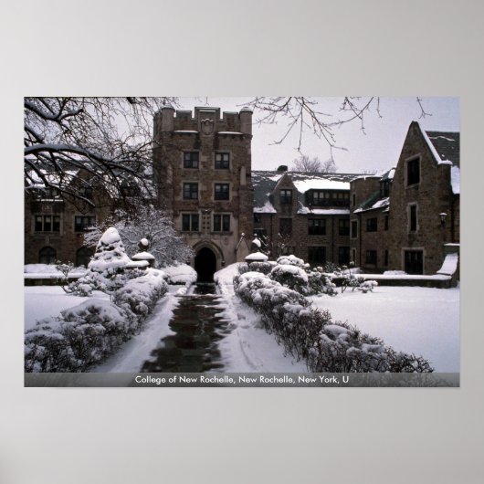 Poster College of New Rochelle, New Rochelle, New York, U (Devant)