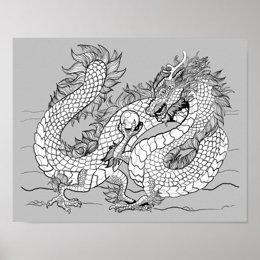 Poster Collez votre propre Dragon Pearl (Devant)