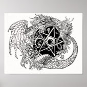 Poster Collez votre propre dragon Pentacle (Devant)