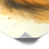 Poster Collie Aquarelle Portrait - L'art du chien bien-ai (Coin)