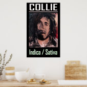 POSTER COLLIE INDICA SATIVA (Cuisine)
