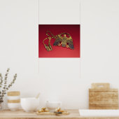 Poster Collier avec pendentif vautour (Cuisine)