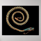 Poster Collier de serpent, 1844 (Devant)