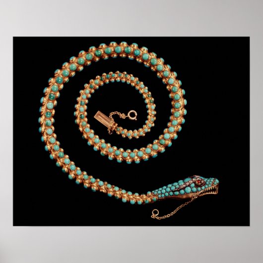 Poster Collier de serpent, 1844 (Devant)